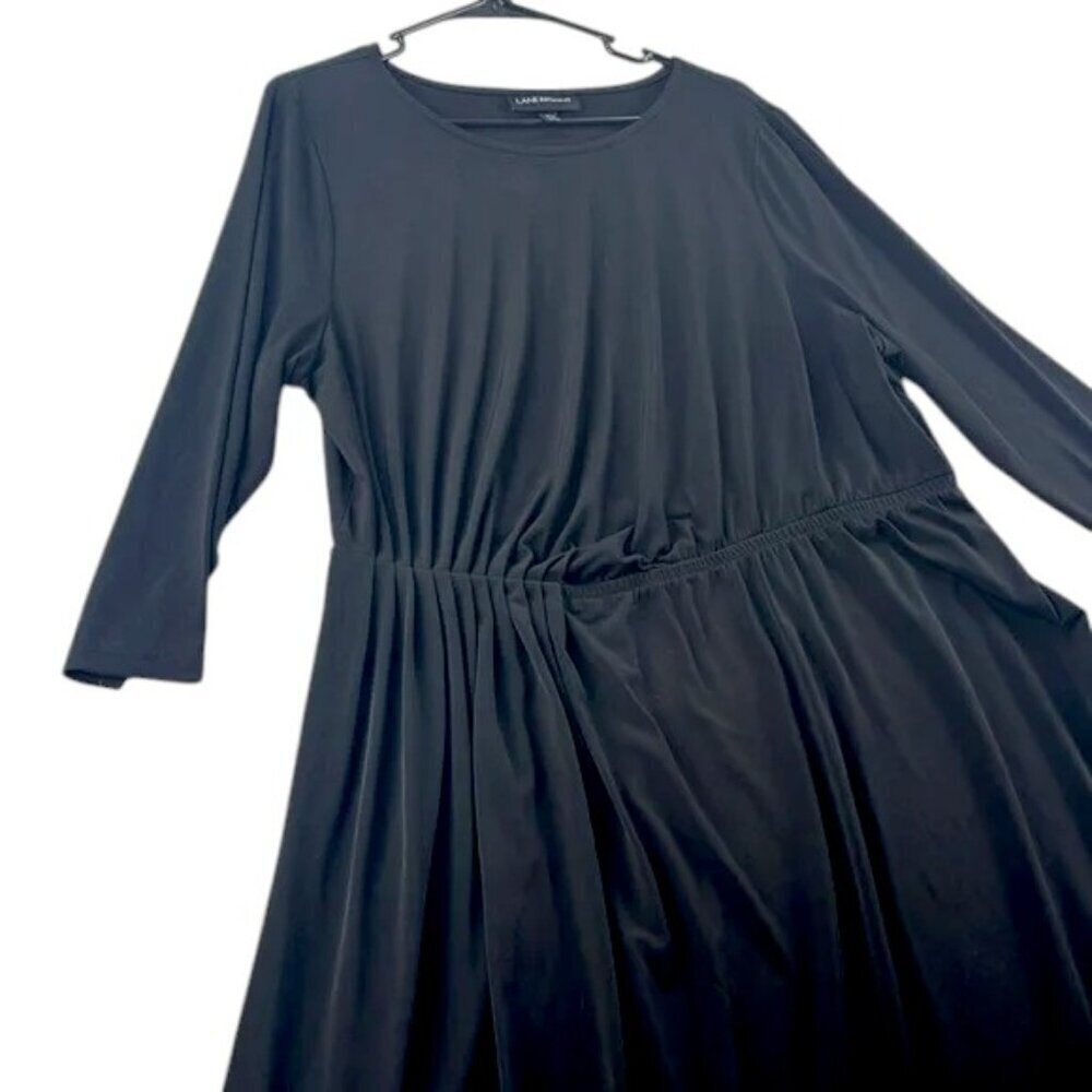 Lane Bryant Dress Black Dress Midi Women's Size 18/20 - Picture 2 of 5